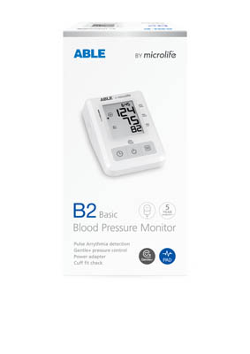 Able B2 Basic Blood Pressure Monitor pack